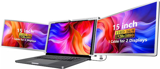 Extralink S600 15 Inch Full HD IPS Dual Screen Monitor for Laptop