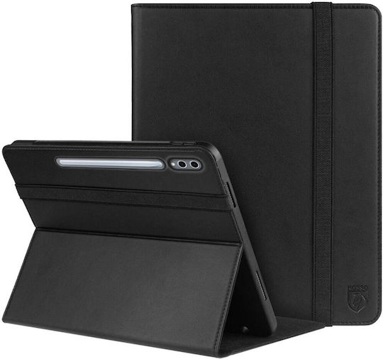 Rosso Flip Cover Negra (Samsung Galaxy Tab S10 Plus, S9 Plus)