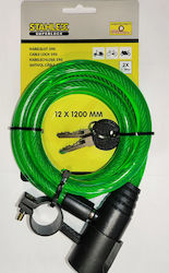 Stahlex 390 Spiral Lock 12x1200mm Green Stahlex 390 Spiral Lock 12x1200mm Green