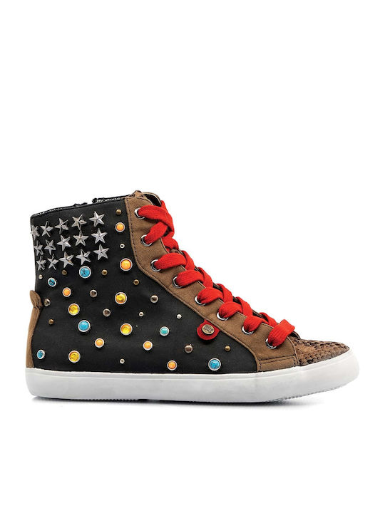 Papistas Sneakers Μαύρα