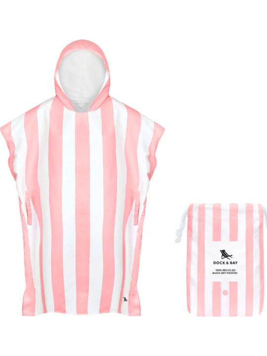 Dock & Bay Quickdry Microfiber Beach Poncho Pink