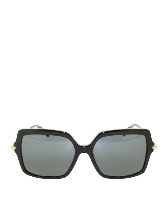 Michael Kors Quogue Women's Sunglasses with Black Plastic Frame and Black Lens MK2247U 3950