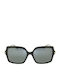 Michael Kors Quogue Women's Sunglasses with Black Plastic Frame and Black Lens MK2247U 3950