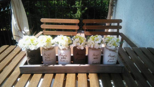 Tray with Flower Vases