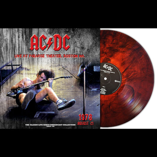 Ac Dc Live At Paradise Theater Boston 1978 Red Marble 1 Vinyl