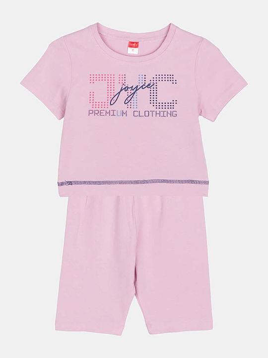 Joyce Kids' Set with Leggings Summer 2pcs Lilac