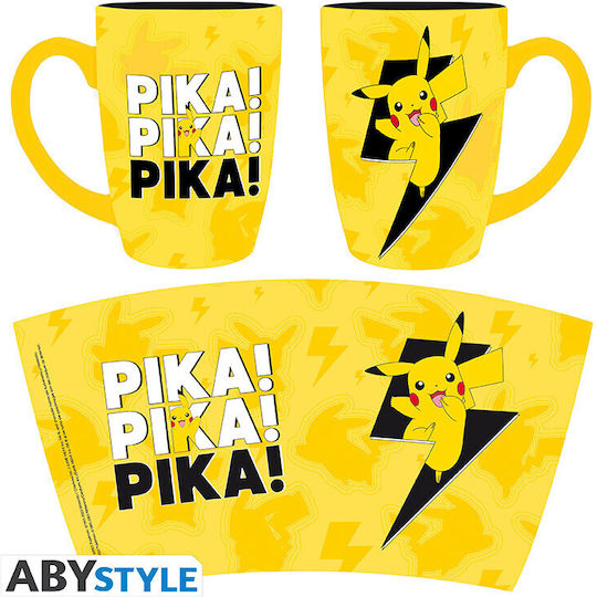 Abysse Pikachu Κούπα Κεραμική Πολύχρωμη 400ml