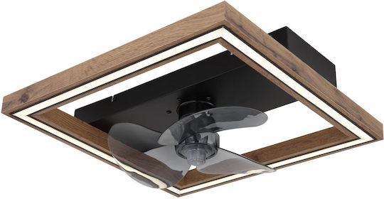 Globo Lighting Celinata Deckenventilator mit Leuchte Schwarz