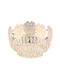 Globo Lighting Ceiling Mount Light Transparent with Socket E14
