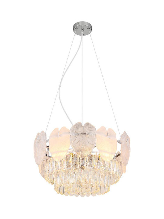 Globo Lighting Πλαφονιέρα Οροφής Διάφανη με Ντουί E14