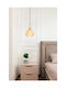 Globo Lighting Κρεμαστό Φωτιστικό Χρυσό με Ντουί E27 22x22x120εκ.