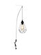 Globo Lighting Κρεμαστό Φωτιστικό Μαύρο με Ντουί E27 17x17x26εκ.