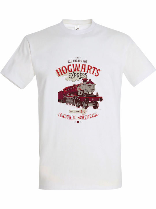 Детска тениска White Harry Potter Hogwarts Express All Aboard