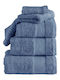 TnS Premium Gesichtstuch 50x90cm Blau Raff Gewicht 600gr/m²