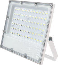 Aca Στεγανός Προβολέας LED 50W Ψυχρό Λευκό 6000...