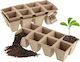 Kadax Biodegradable Peat Seedling Pots 3x8pcs