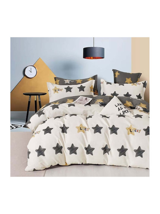Pucioasa Bettbezug-Set Doppelbett mit 2 Kissenb...