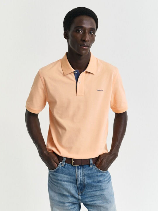 Gant Polo T-shirt Πορτοκαλι