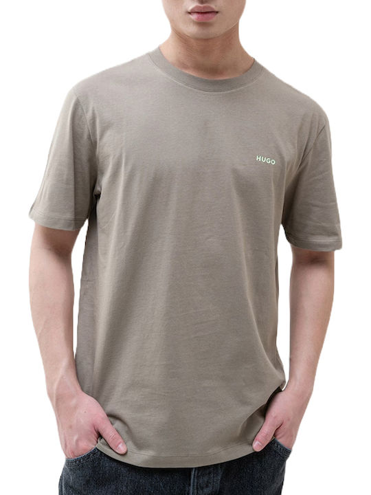 Hugo Logo T-shirt Beige