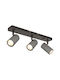 Globo Lighting Τριπλό Σποτ με Ντουί GU10 σε Γκρι Χρώμα