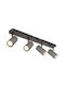Globo Lighting Spot with 4 Lights and with Socket GU10 in Gray Color