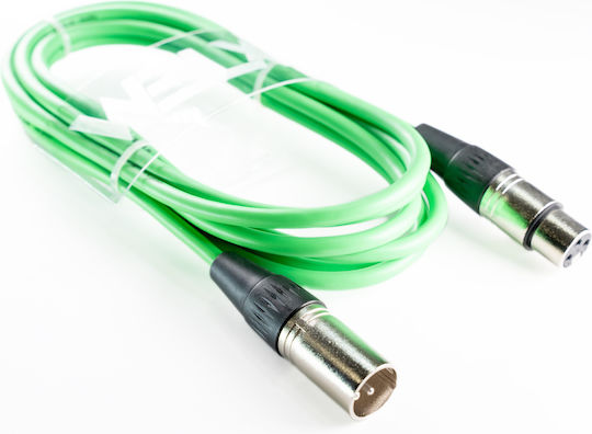 Welx CC Balanced Cable XLR male - XLR female Πράσινο 6m (WELX-CC-SERIE-6M)