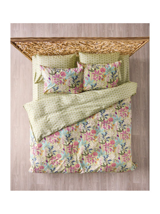 Kentia Duvet Cover Set Cotton Queen with 2 Pillowcases 220x240 Zuba 10 Satin