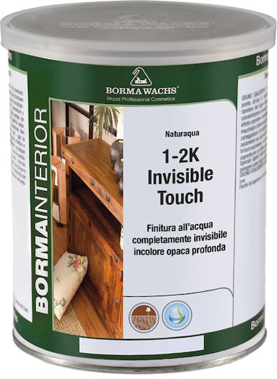 Borma Wachs 1-2k Invisible Touch Βερνίκι Επιφάνειας Νερού Άχρωμο Ματ 5lt