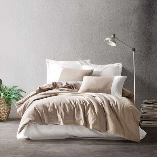 Cotton Box Set Double 200x220 Grey-beige