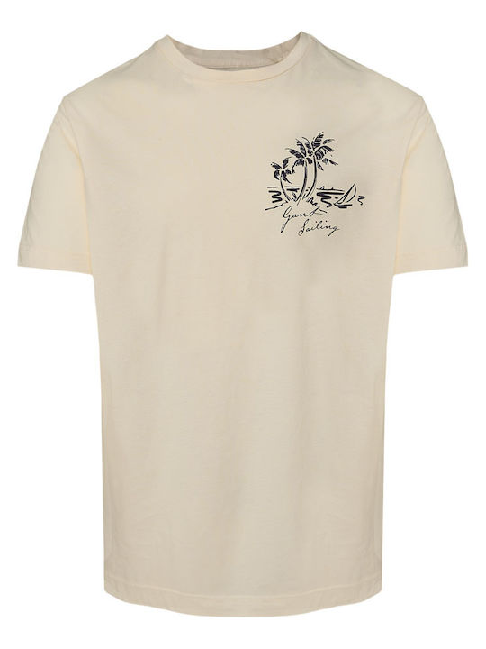 Gant T-shirt Εκρου