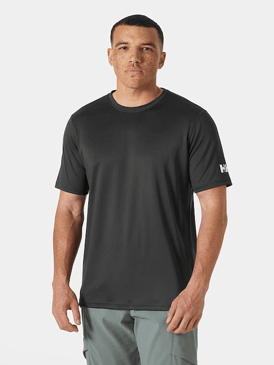 Helly Hansen Tech Αθλητικό T-shirt Ebony