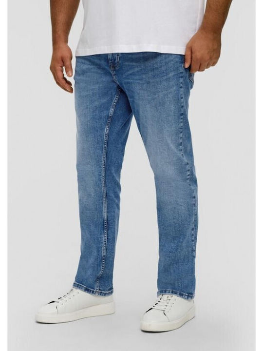Casby Ανδρικό Παντελόνι Τζιν με Relaxed Εφαρμογή Blue Denim