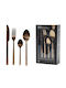ArteLibre Set de Tacâmuri Inoxidabil Cupru 24buc
