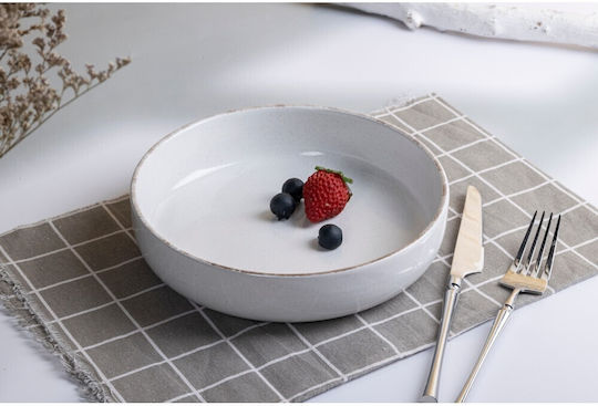 GTSA Salatschüssel Keramik Weiß 22x22x22cm 6Stück