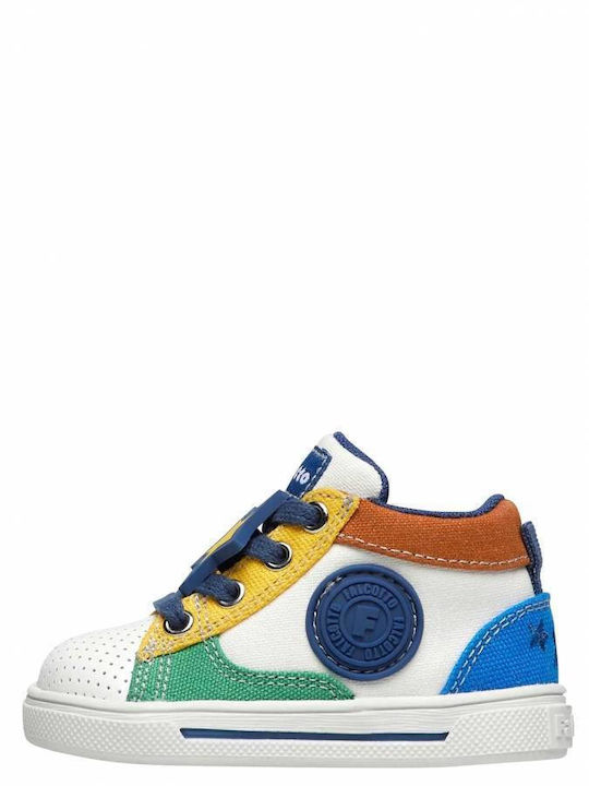 Kids Sneakers High Anatomic White