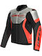 Dainese Racing 5 Мъжко Мотоциклетно яке Кожено Silver / Black / Red-Fluo