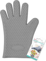 Tpster Oven Mitt Silicone Gray 1pcs