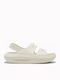 Women's Flat Sandals in Beige Color