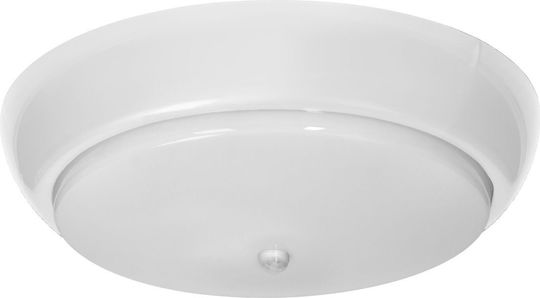 Lustră de tavan Adviti Koko Ad-pl-6256we27pmr 2xe27 2x40w Senzor de mișcare Ip44 Ik10 Plastic Alb