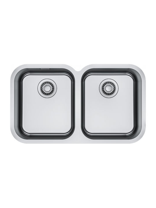 Franke Smart Srx 1203434 3011750303 Unterbau Spüle Inox Gebürstet B76.19xT44.7cm Silber