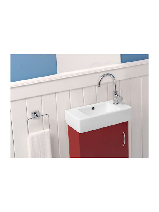 Cerastyle Aufgesetztes Waschbecken Porzellan 25x50cm White