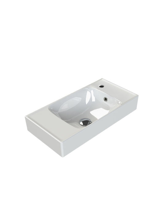Cerastyle Aufgesetztes Waschbecken Porzellan 60x30x12cm White