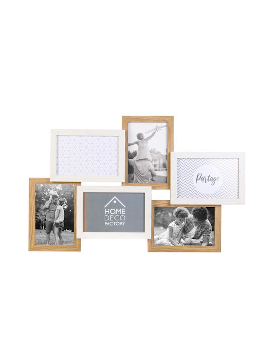 The Home Deco Factory Wooden Photo Frame with Beige Frame