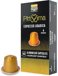 Pitti Caffe Espresso 100% arabica κάψουλες αλουμινίου 10caps