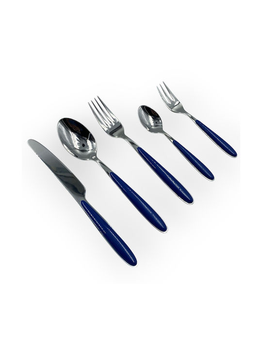 Cutlery Set Stainless Blue 30pcs