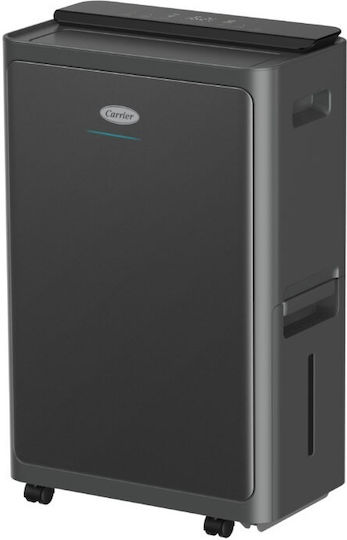 Carrier Dual Clean Entfeuchter mit Kompressor Ionisator und Wi-Fi 30lt Schwarzer