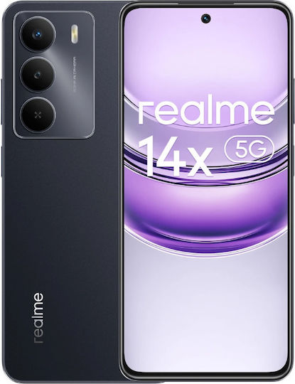 Realme 14X 5G Dual SIM (8/256GB) Carbon Black | Skroutz.gr