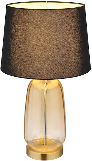 Globo Lighting Μεταλλικό Πορτατίφ για Ντουί E27 με Μελί Καπέλο και Βάση Globo Lighting Μεταλλικό Πορτατίφ για Ντουί E27 με Μελί Καπέλο και Βάση