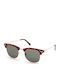 Kenneth Cole Unisex Sunglasses with Brown Tartaruga Frame and Gray Lens