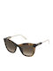 Nina Ricci Women's Sunglasses with Brown Tartaruga Frame and Brown Gradient Lens